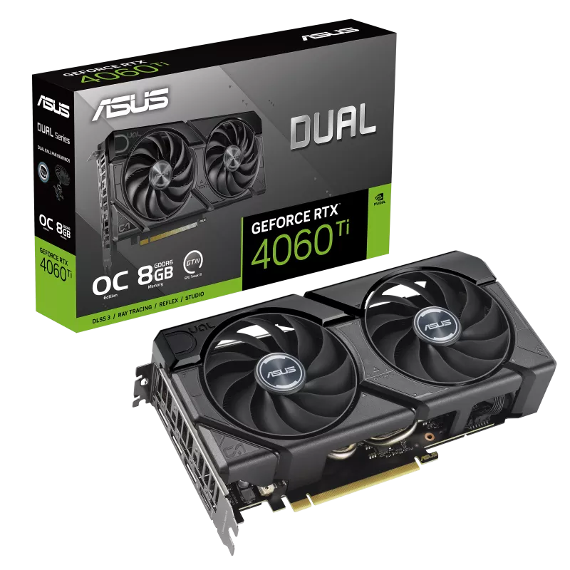 کارت گرافیک  Dual GeForce RTX 4060 Ti EVO OC  8 GB